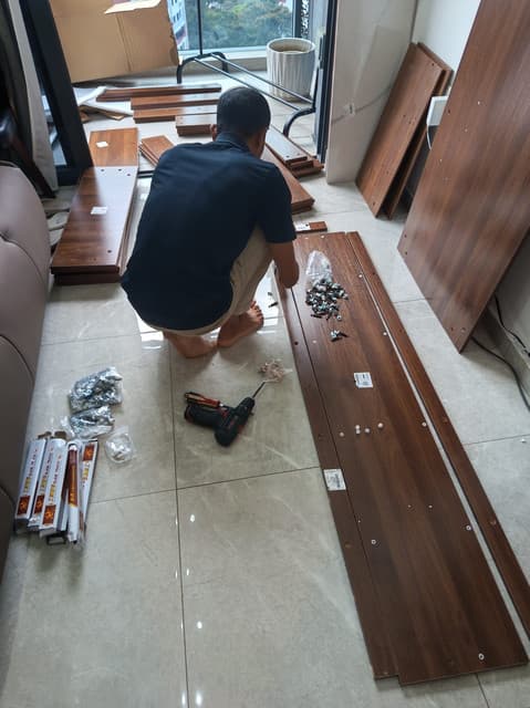 Furniture Assembly before